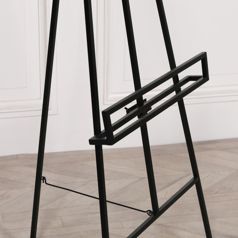 Product photograph of Contemporary Style Black Metal Easel from Choice Furniture Superstore.